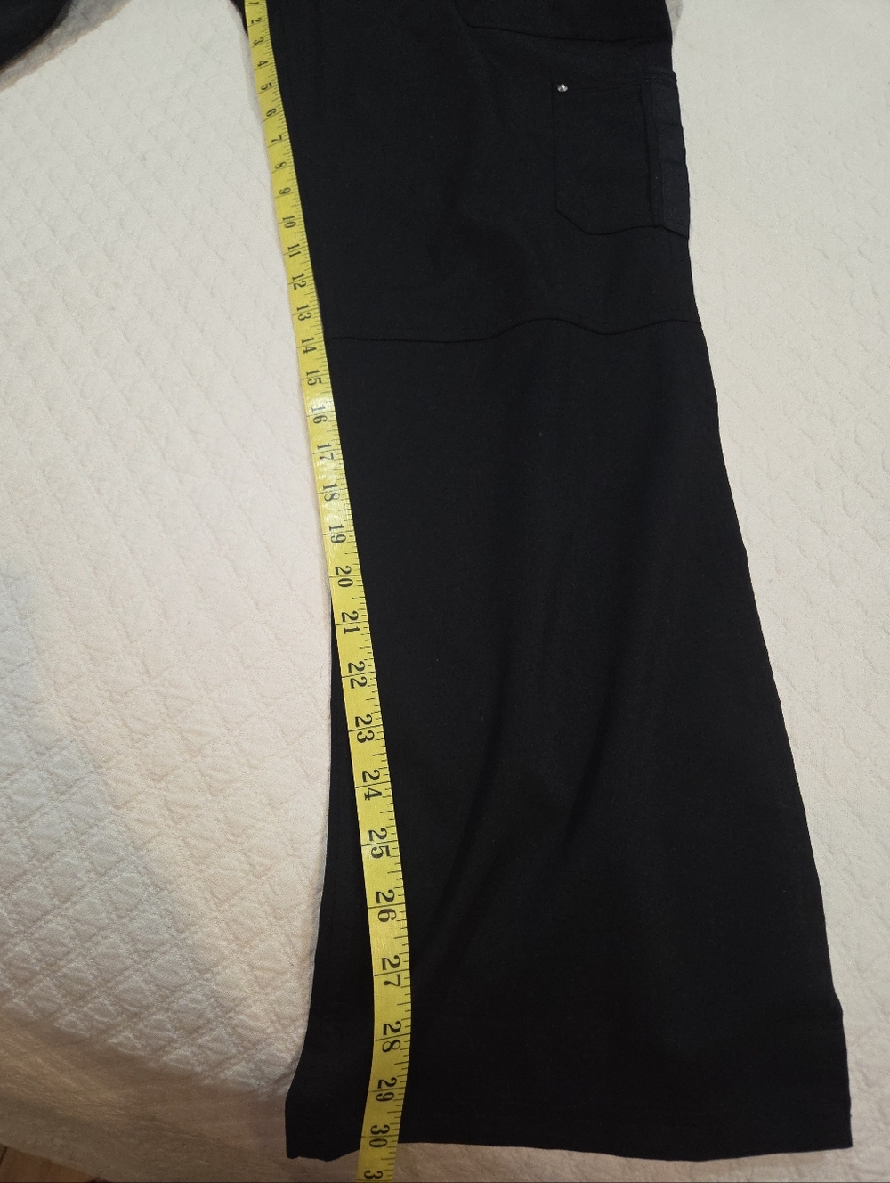 Healing Hands Purple Label Black Tori Scrub Pants Size Medium - Picture 9 of 14